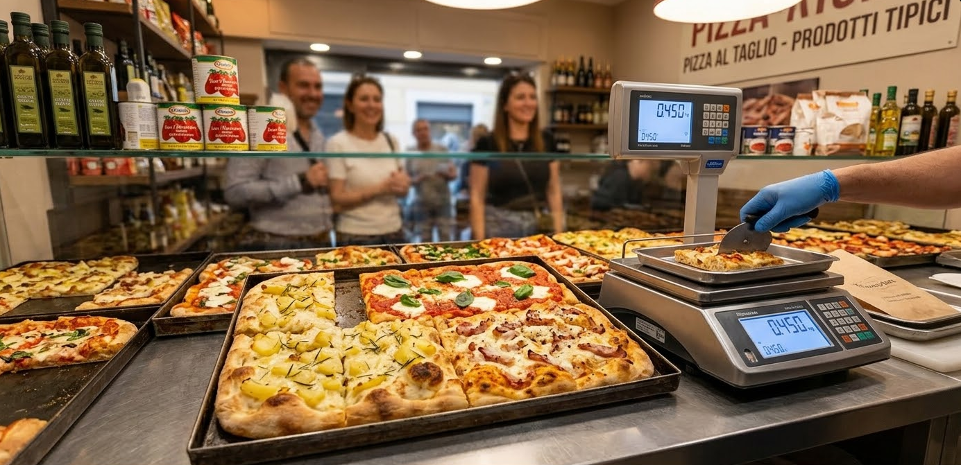 Rzymska pizza na wagę