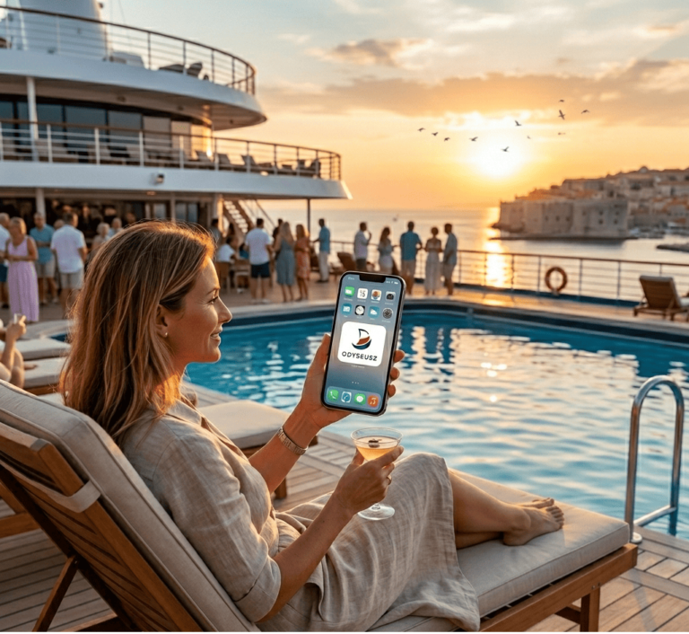 System Odyseusz używany podczas rejsu wycieczkowego