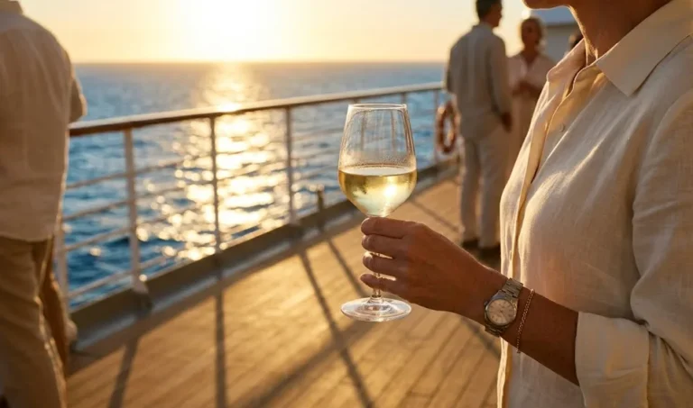 Alkohol na statku – czy można wnosić własne trunki i co to jest opłata korkowa?